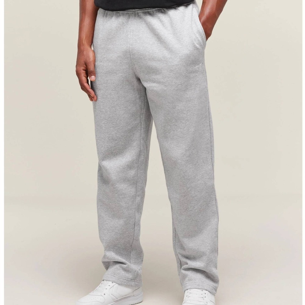 Gymshark Crest Straight Leg Joggers Grey 3XL New With Tags